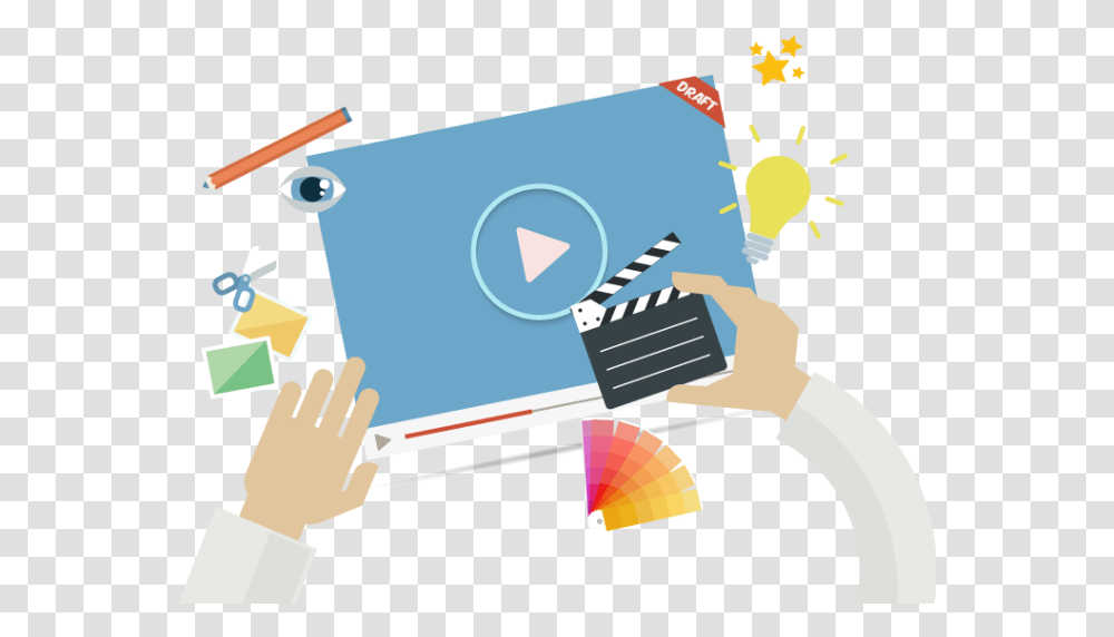 Video Clipart Presentation Video Animation, Text, Paper, Hand, Graphics Transparent Png