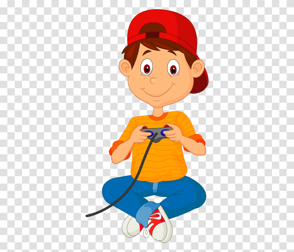 Video Clipart Video Play Boy Playing Video Games Clipart, Outdoors, Toy, Face, Head Transparent Png