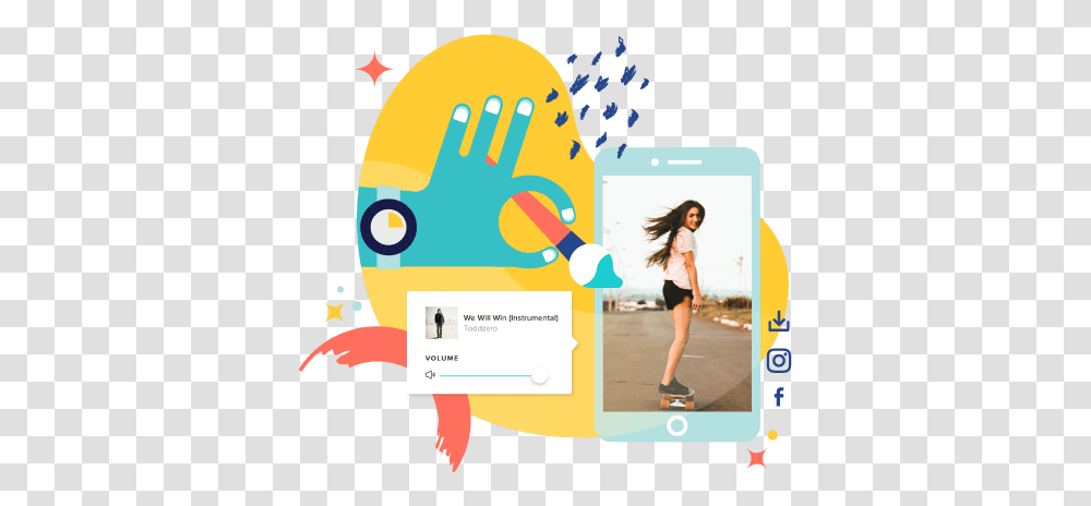 Video Editing App Graphic Design, Person, Shorts Transparent Png