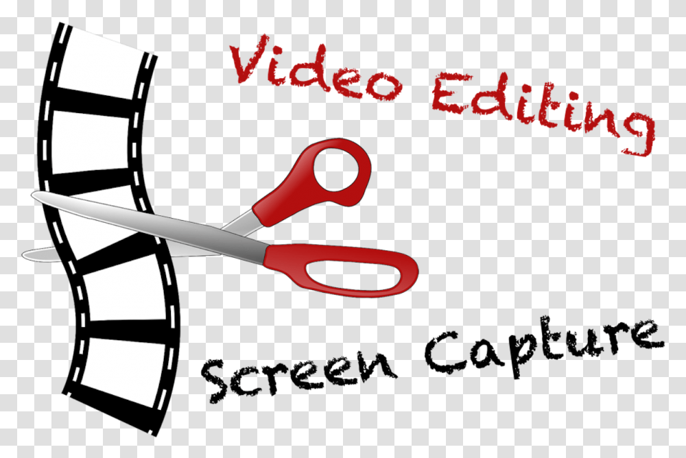 Video Editing Screen Capture Software Film Roll Clip Art, Weapon, Weaponry, Blade, Scissors Transparent Png