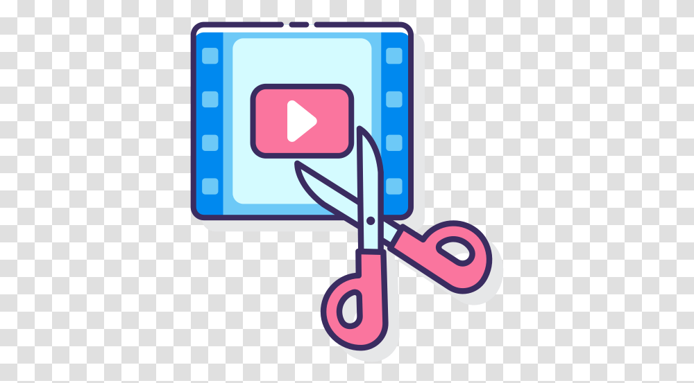 Video Editing Video Edit Flat Icon, Text, Gas Pump, Machine, Security Transparent Png
