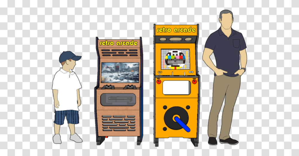 Video Game Arcade Cabinet, Person, Machine, Arcade Game Machine Transparent Png
