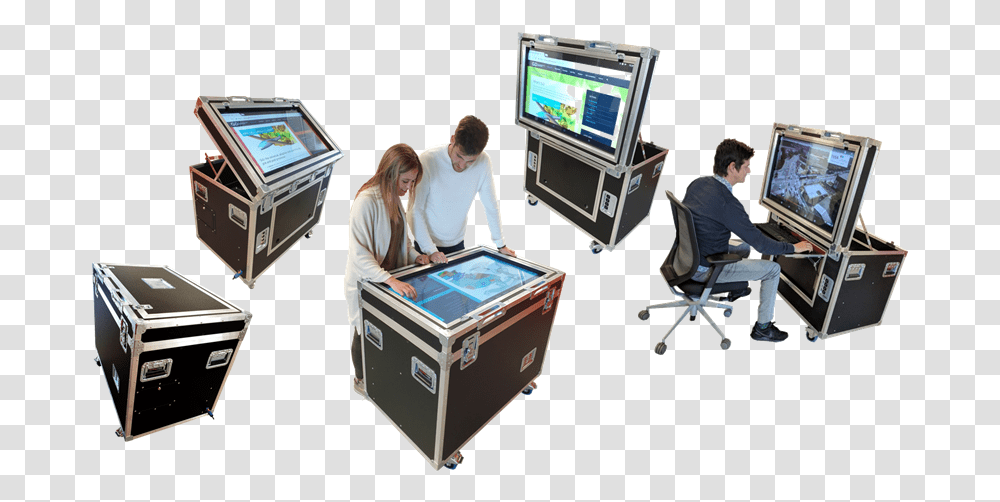 Video Game Arcade Cabinet, Person, Monitor, Screen, Furniture Transparent Png