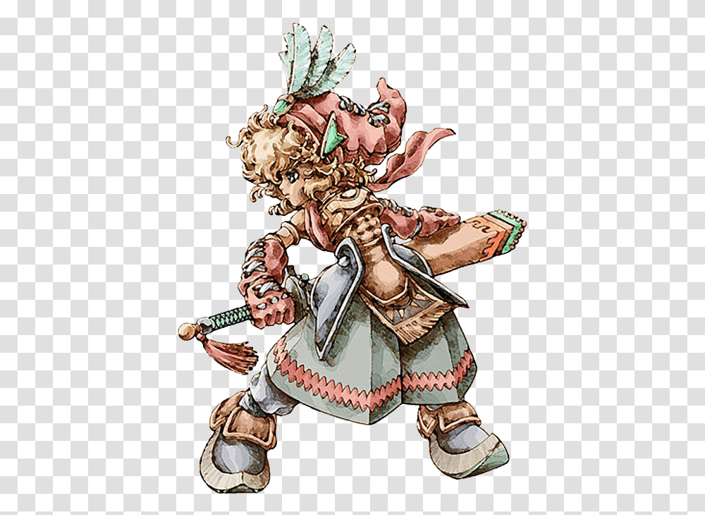 Video Game Character Legend Of Mana Characters, Person, Human, Samurai, Knight Transparent Png