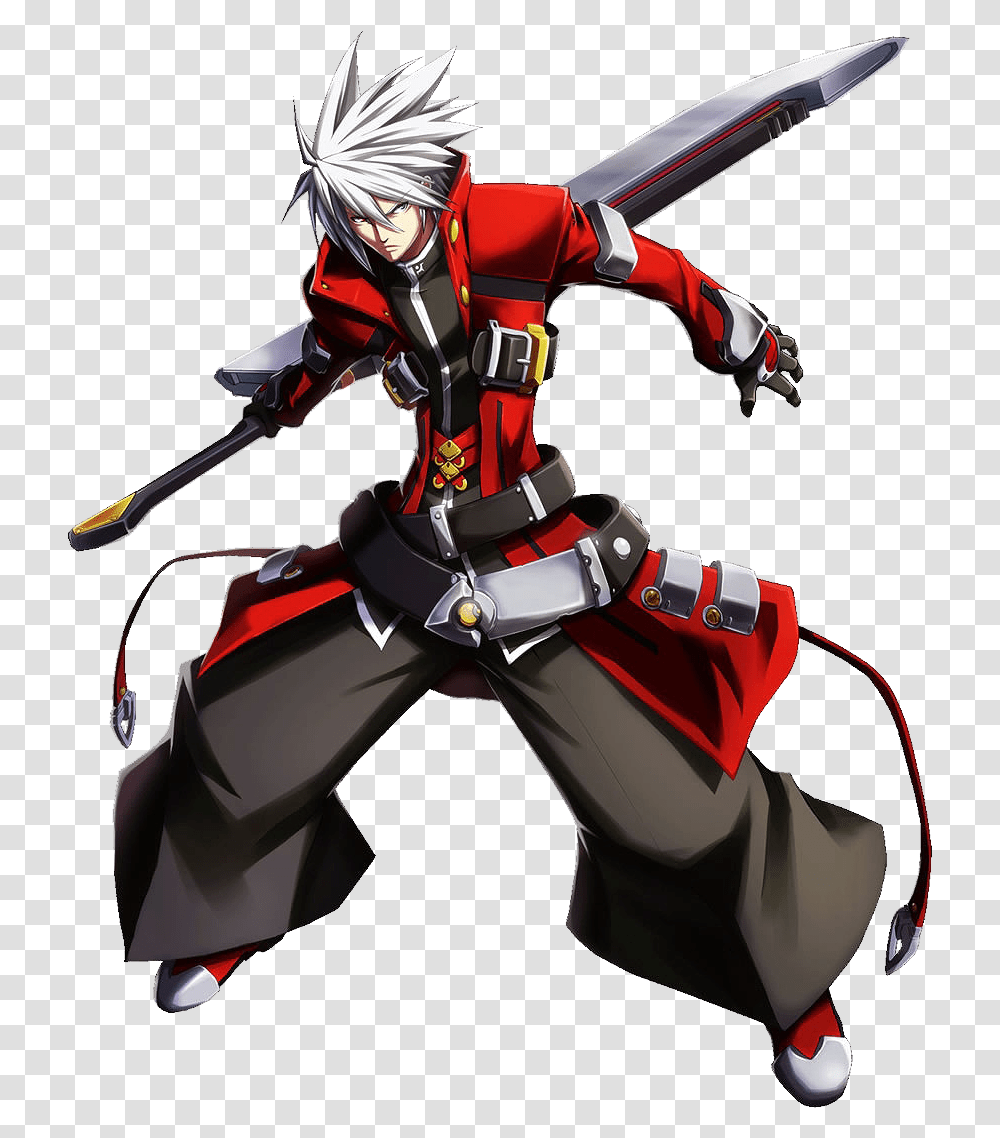 Video Game Character Ragna The Bloodedge, Person, Human, Samurai, Ninja Transparent Png