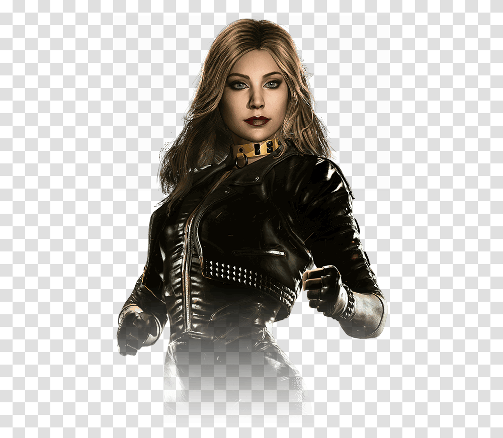 Video Game Characters With Leather Jackets, Person, Female, Latex Clothing Transparent Png