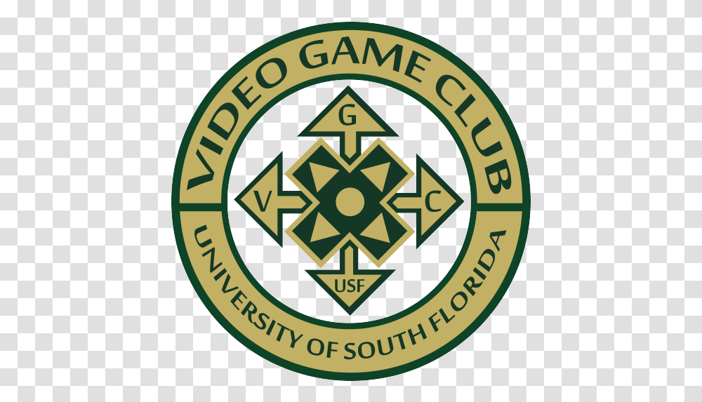 Video Game Club Usf Video Game Club, Logo, Symbol, Trademark, Badge Transparent Png