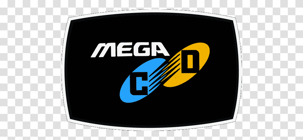 Video Game Console Logos Sega Mega Cd Logo, Label, Text, Symbol, Sticker Transparent Png