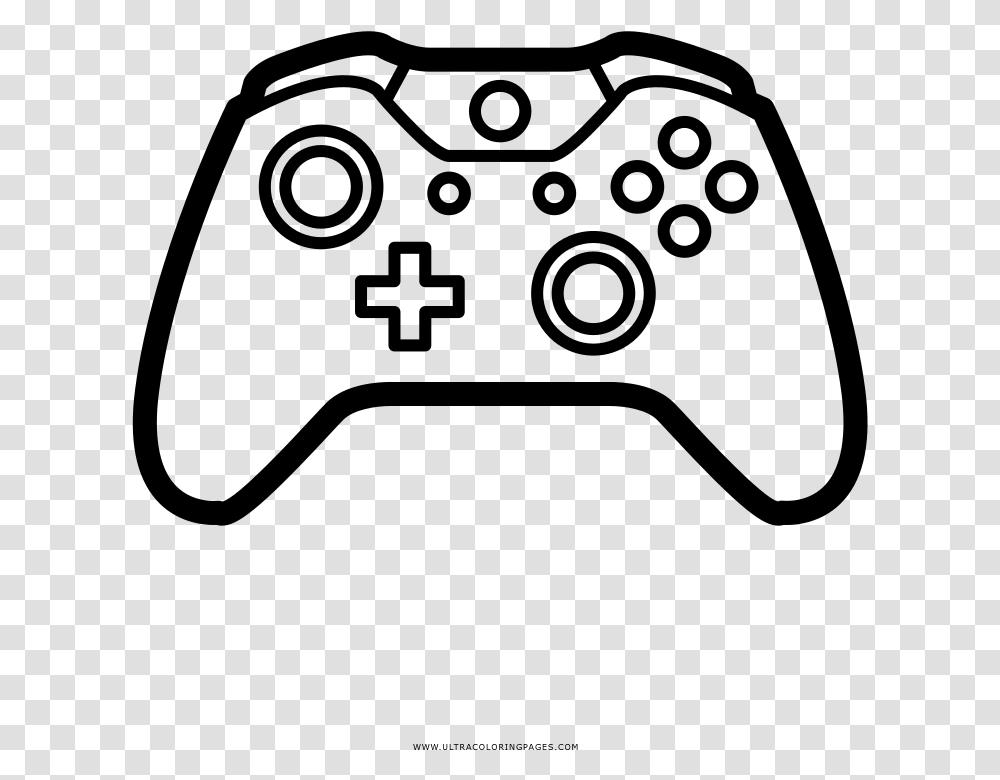 Video Game Controller Coloring, Gray, World Of Warcraft Transparent Png