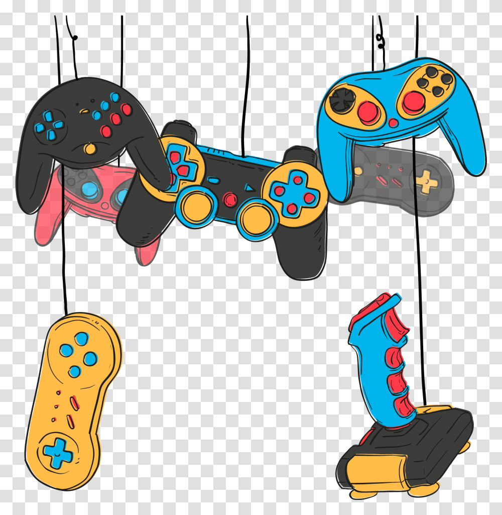 Video Game Controller Joystick Online Video Game Video Games Clipart, Electronics, Goggles, Accessories, Accessory Transparent Png