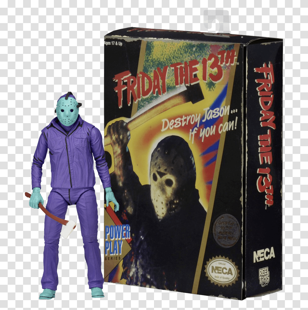 Video Game Jason Voorhees 7inch Neca Jason Voorhees Figures, Book, Shoe, Clothing, Person Transparent Png