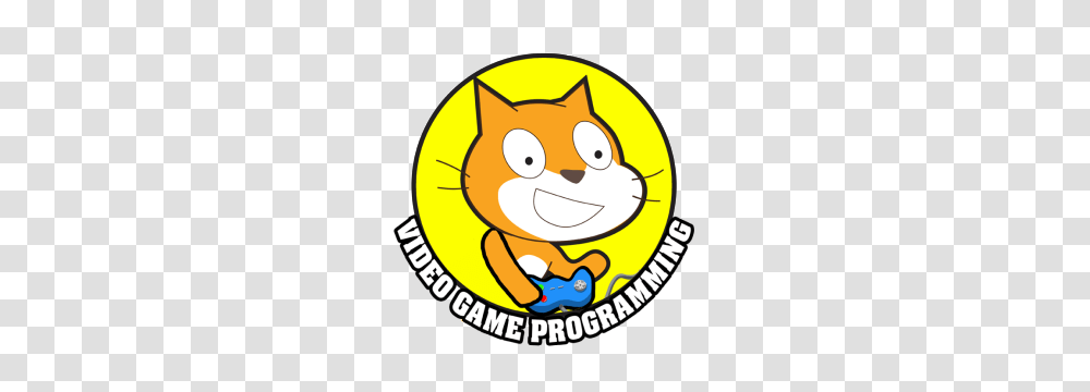 Video Game Programming With Scratch, Label, Sticker, Outdoors Transparent Png
