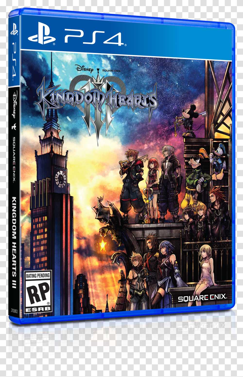 Video Game Renders Kingdom Hearts 3 Box Transparent Png