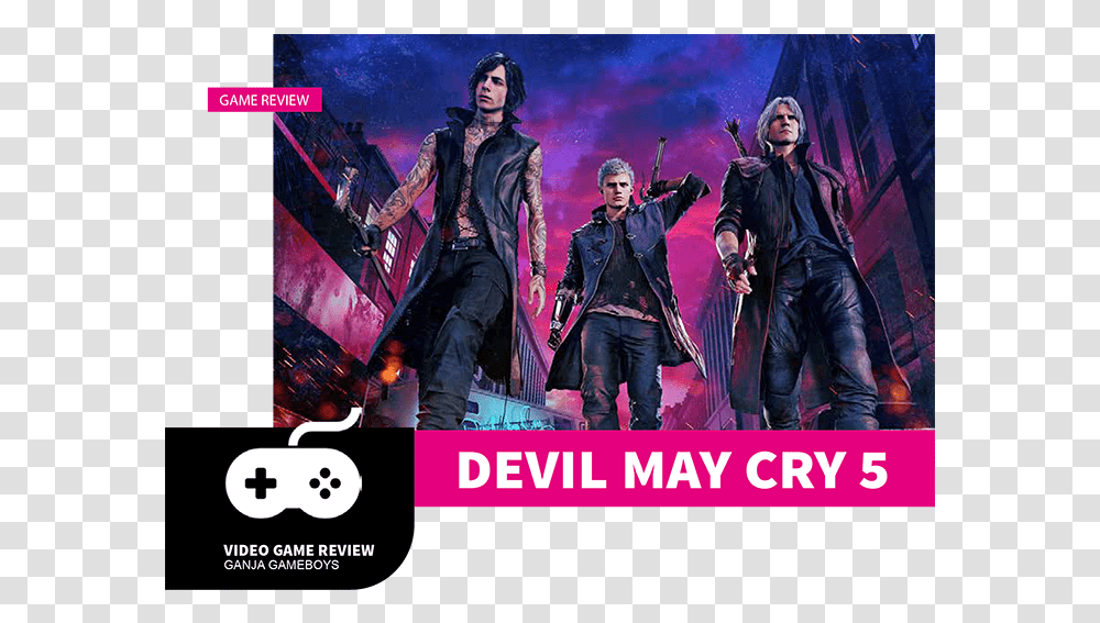 Video Game Review - Devil May Cry 5 The Ganja Gazette Adi Shankar Devil May Cry, Person, Poster, Advertisement, Performer Transparent Png