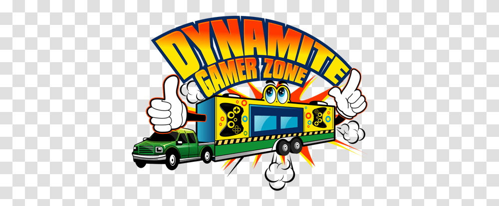 Video Game Truck Van Trailer In Houston Tx Dynamite Gamer Zone, Transportation, Vehicle, Flyer, Poster Transparent Png