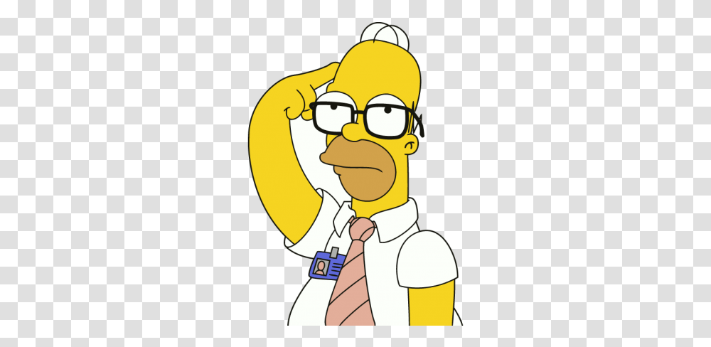 Video How To Remember What You Read Simpsons Quiz Homer Person Thinking Hard Cartoon, Label, Text, Face, Sunglasses Transparent Png