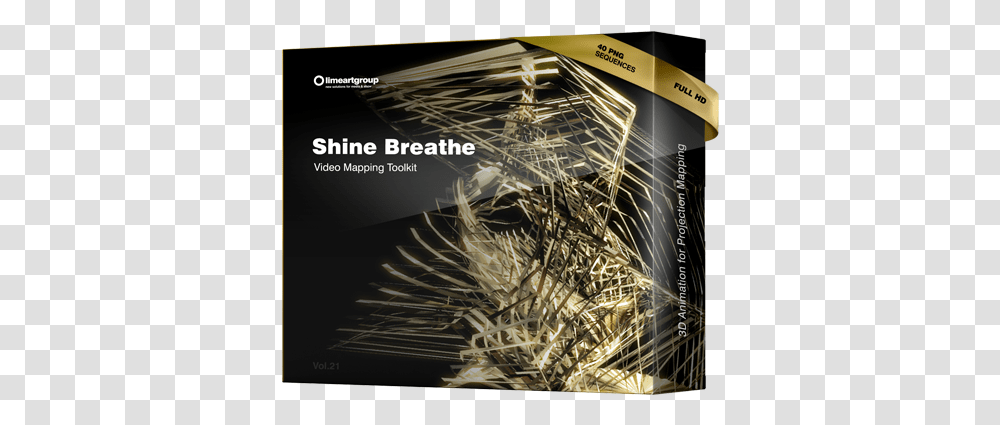 Video Mapping Toolkit Vol22 - Gold Shine Breathe Multimedia Software, Poster, Advertisement, Paper, Flyer Transparent Png