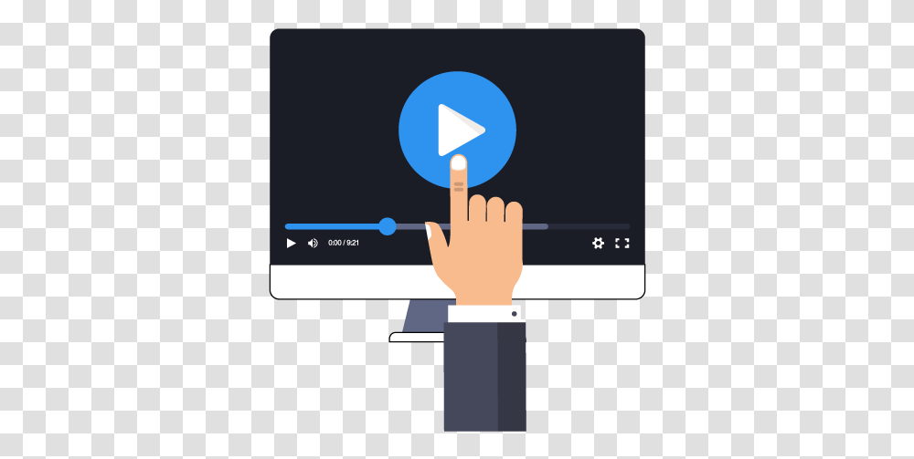 Video Marketing And Strategy - Royal Deca Iconos De Videos Tutoriales, Text, Electronics, Screen, Crowd Transparent Png