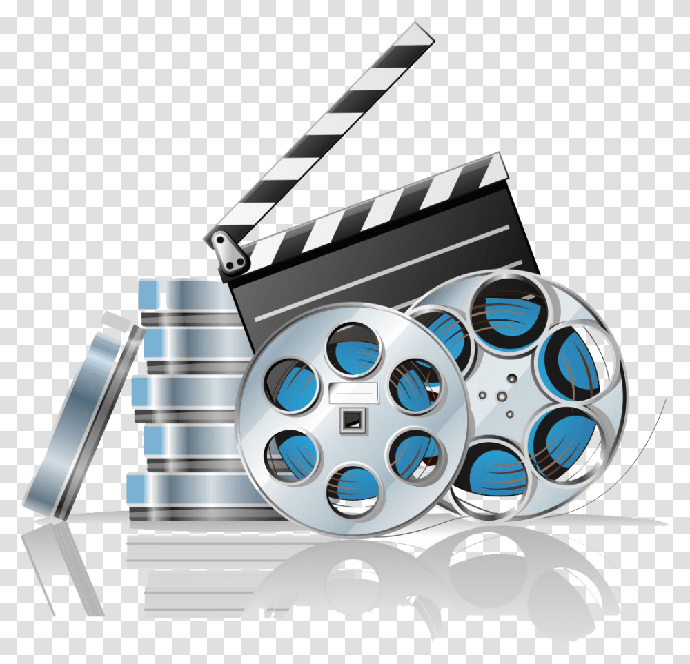 Video Marketing Colorful Film Clipart, Reel Transparent Png