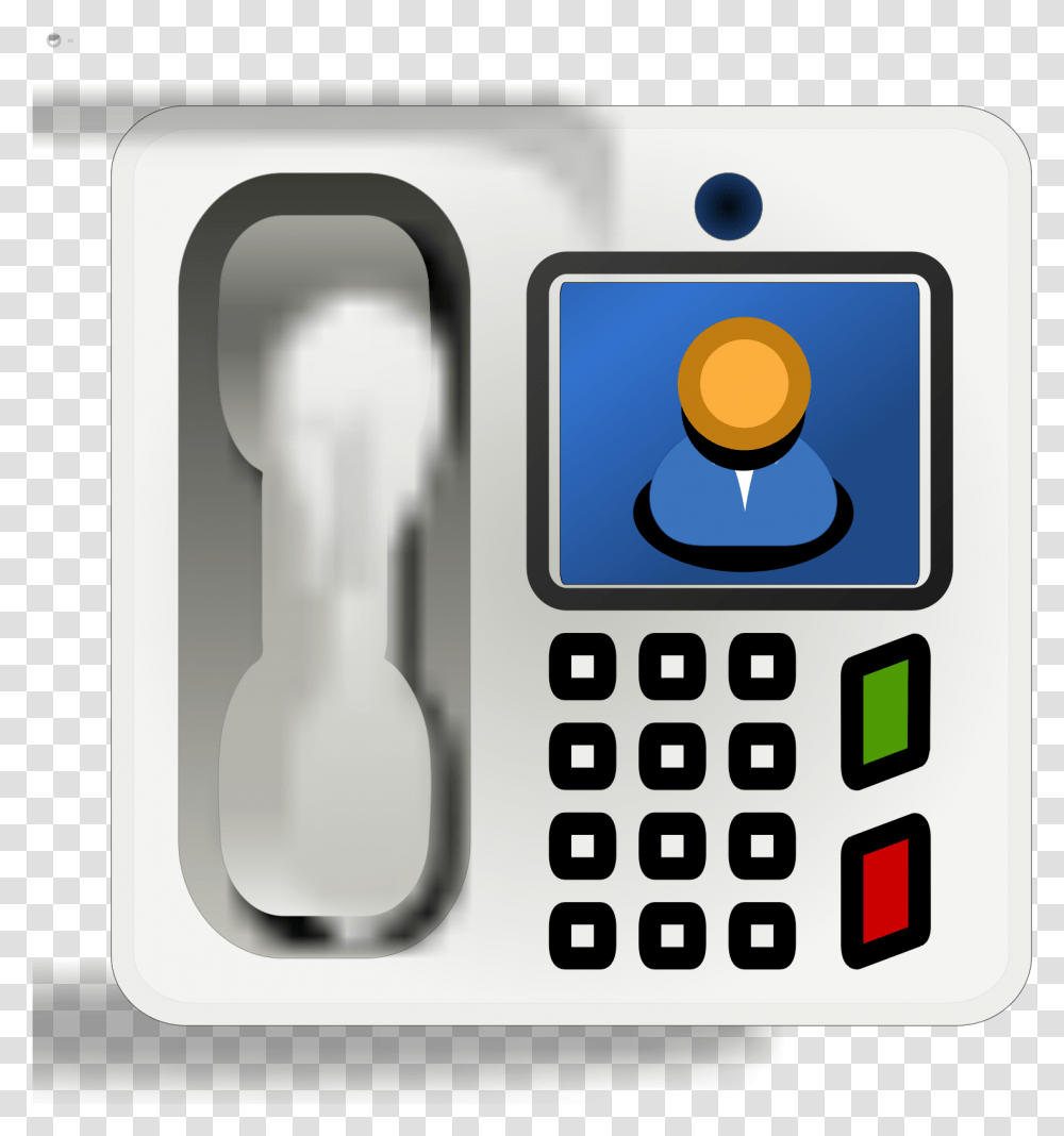 Video Phone With Intercom Svg Vector Technology Applications, Electronics, Mobile Phone, Cell Phone, Machine Transparent Png