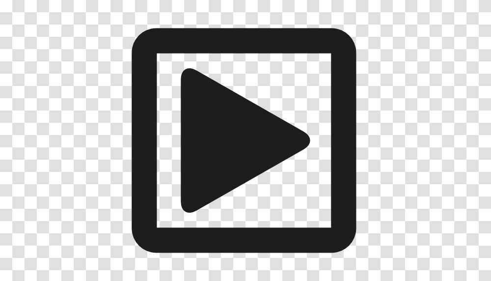 Video Play Button Icon Free Icons Download, Triangle, Computer, Electronics, Rug Transparent Png