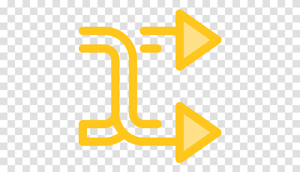 Video Player Movie Vector Svg Icon Change Arrows Icon Yellow, Symbol, Text, Car, Vehicle Transparent Png