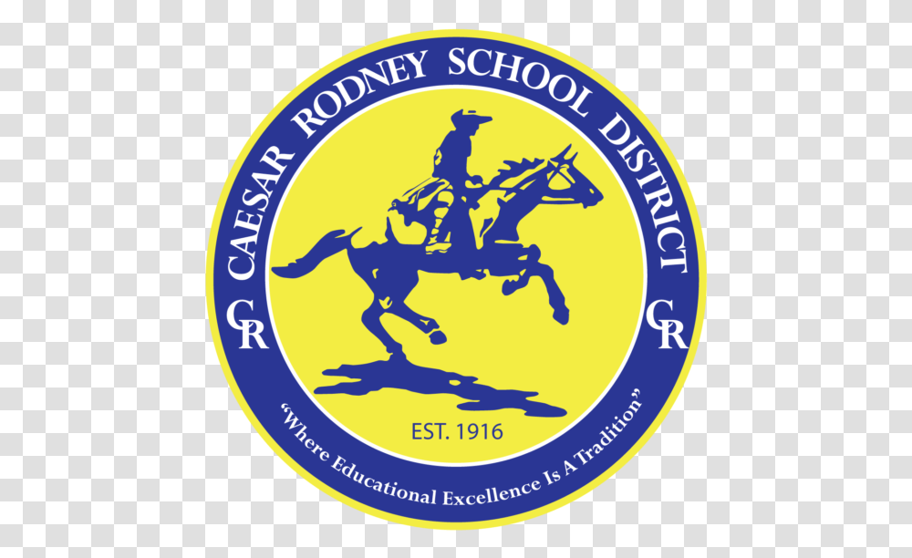 Video Raises New Concerns About Caesar Rodney High Logo Caesar Rodney High School, Symbol, Badge, Emblem, Text Transparent Png