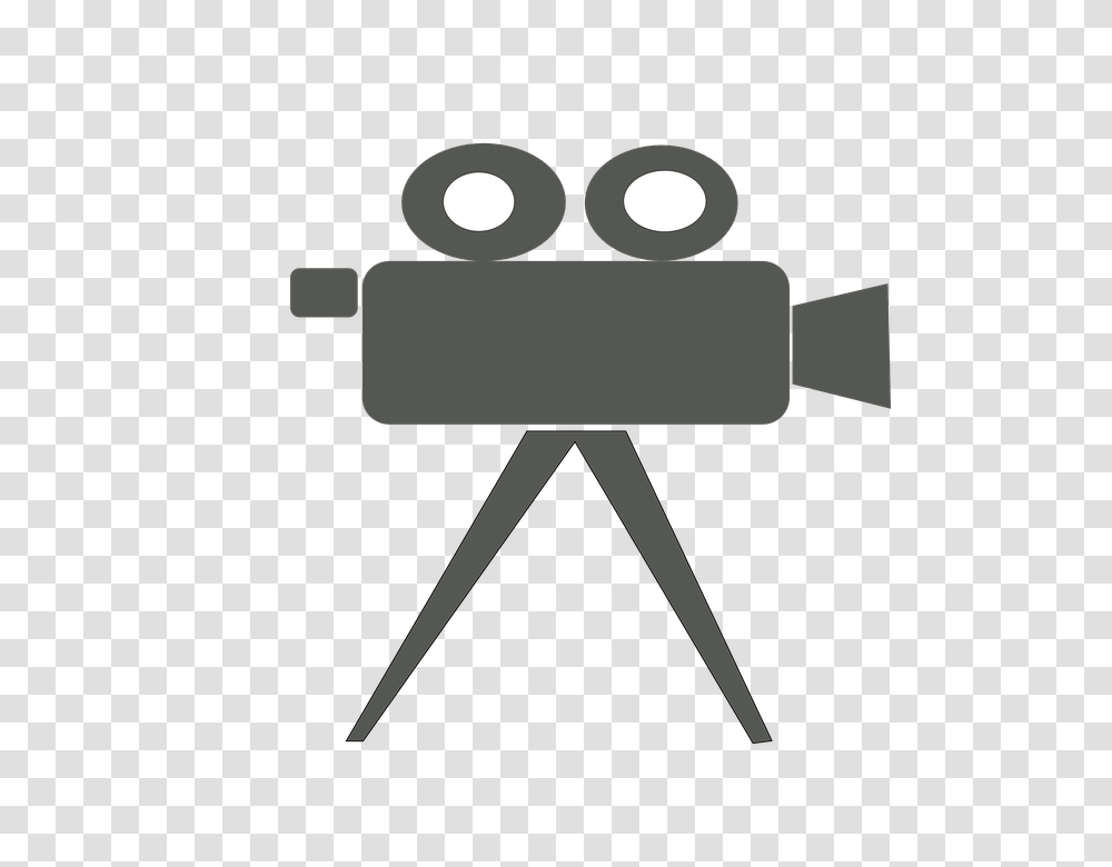Video Recorder Clipart, Cross, Tripod, Silhouette Transparent Png
