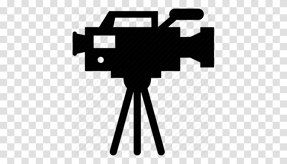 Video Recorder Clipart Tv Camera, Piano, Leisure Activities, Lighting, Silhouette Transparent Png
