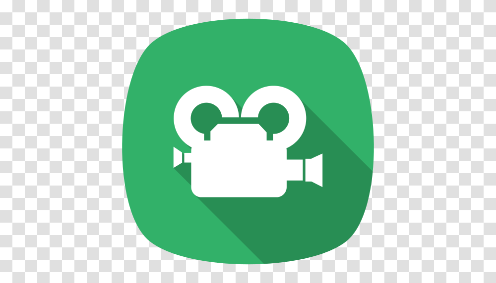 Video Recorder Icon Myiconfinder, Alphabet, Recycling Symbol, Green Transparent Png