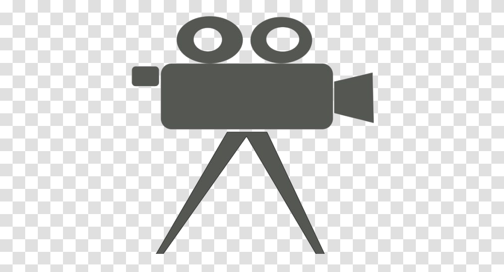 Video Recorder Movie Clipart Black And White, Tripod, Bow, Gun, Weapon Transparent Png