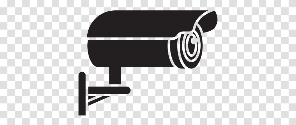 Video Surveillance Camera Flat Icon Simbolo Camara, Text, Weapon, Weaponry, Scroll Transparent Png