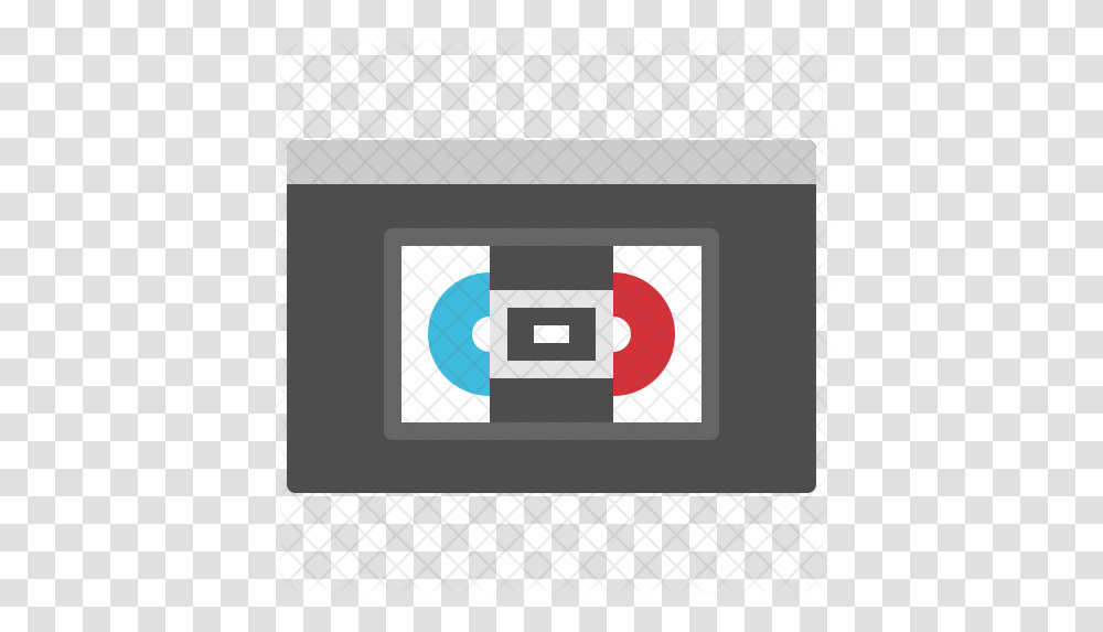 Video Tape Icon Circle, Cassette, Electronics, Label, Text Transparent Png