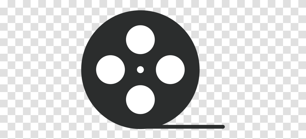 Video Tape Reel Flat Icon Video Tape Icon, Moon, Nature, Face, Stencil Transparent Png