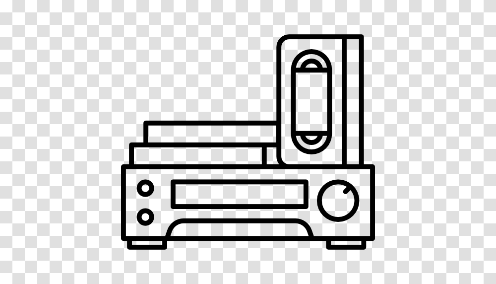 Video Tape Video Play Technology Vhs Recording Video Player Icon, Gray, World Of Warcraft Transparent Png