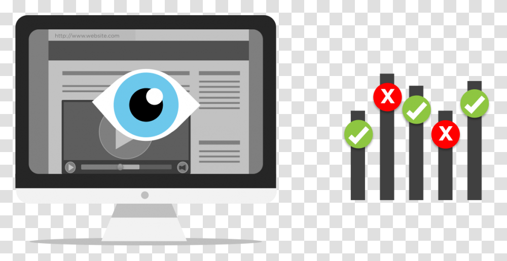 Video Viewability, Computer, Electronics, Monitor, Screen Transparent Png