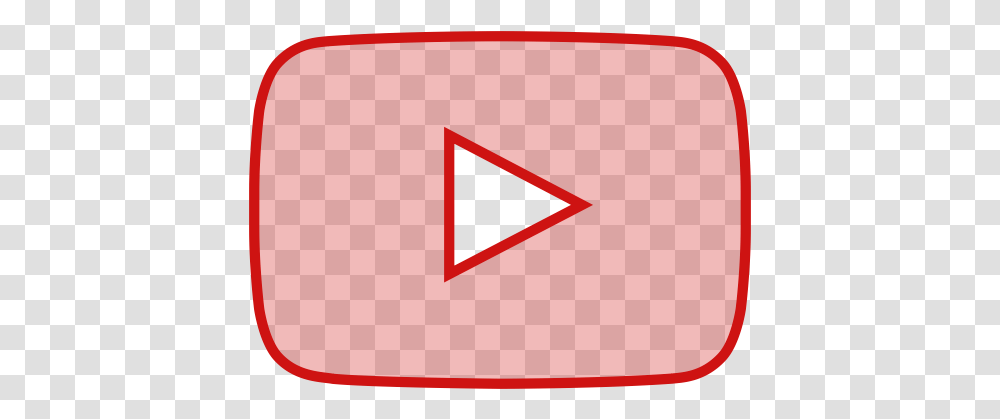 Video Youtube Yt Icon Icon Pink Youtube Logo, Triangle, First Aid, Label, Text Transparent Png
