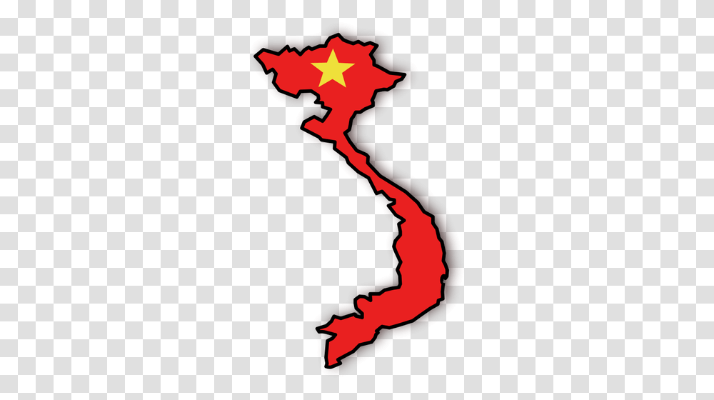 Vietnam Flag And Map, Nature, Mountain, Outdoors, Root Transparent Png