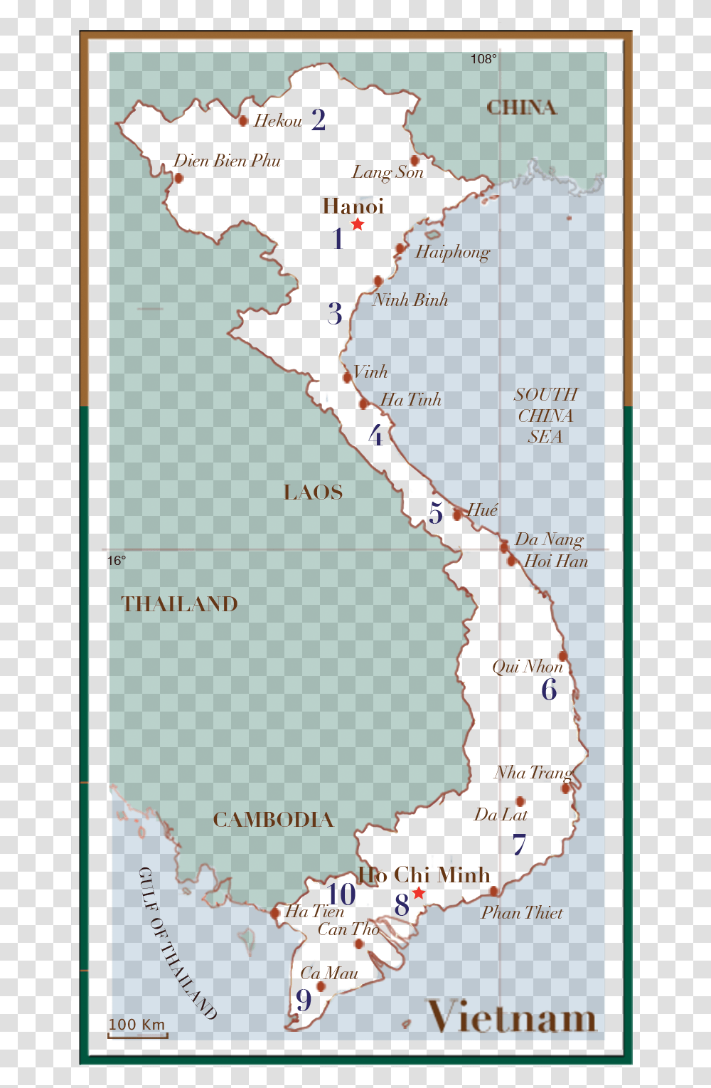 Vietnam Kikaphoto Atlas, Poster, Plot, Map, Diagram Transparent Png