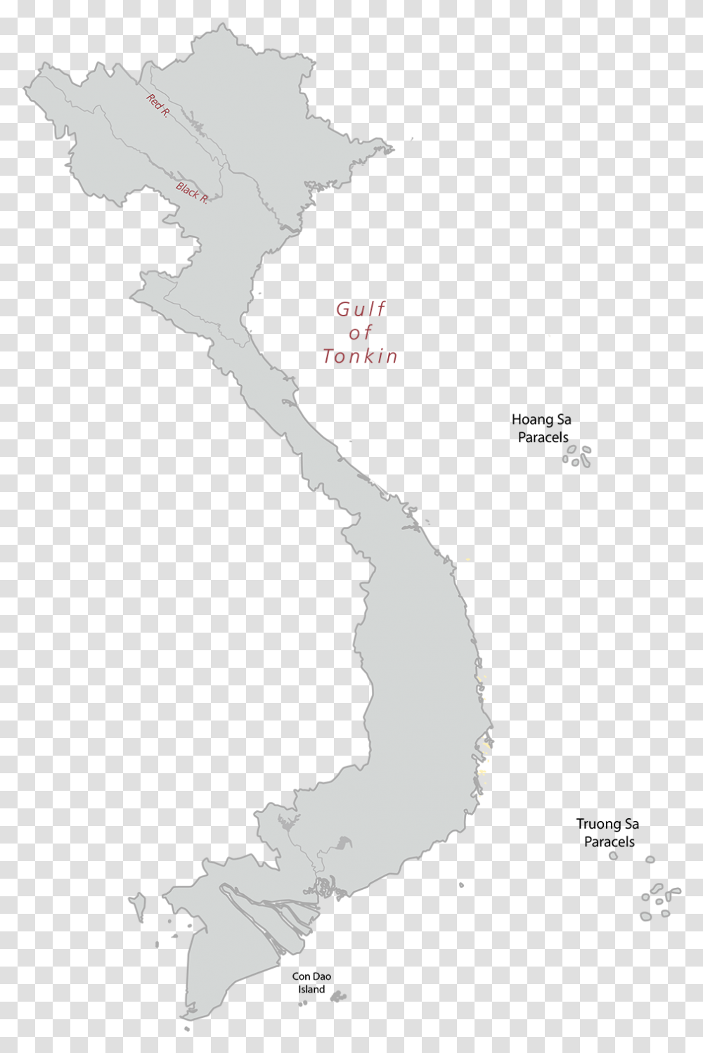 Vietnam Map Outline, Plot, Diagram, Atlas, Plan Transparent Png