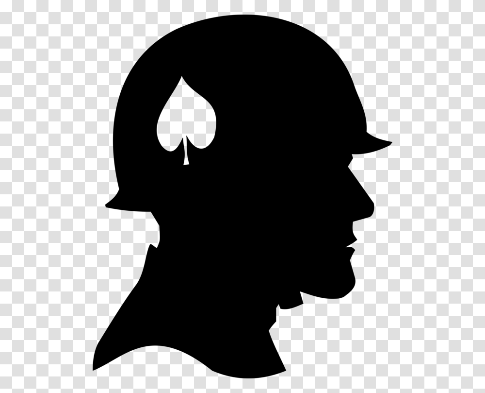 Vietnam War Silhouette Soldier Military, Gray, World Of Warcraft Transparent Png