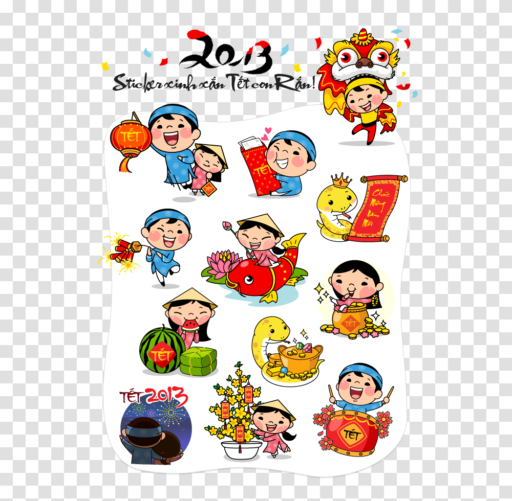 Vietnamese New Year Clip Art Best May Clip Artphotos Images, Label, Person, Human Transparent Png