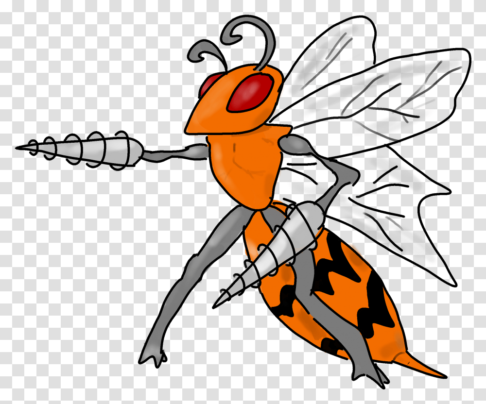 View Beedrill Bee, Wasp, Insect, Invertebrate, Animal Transparent Png