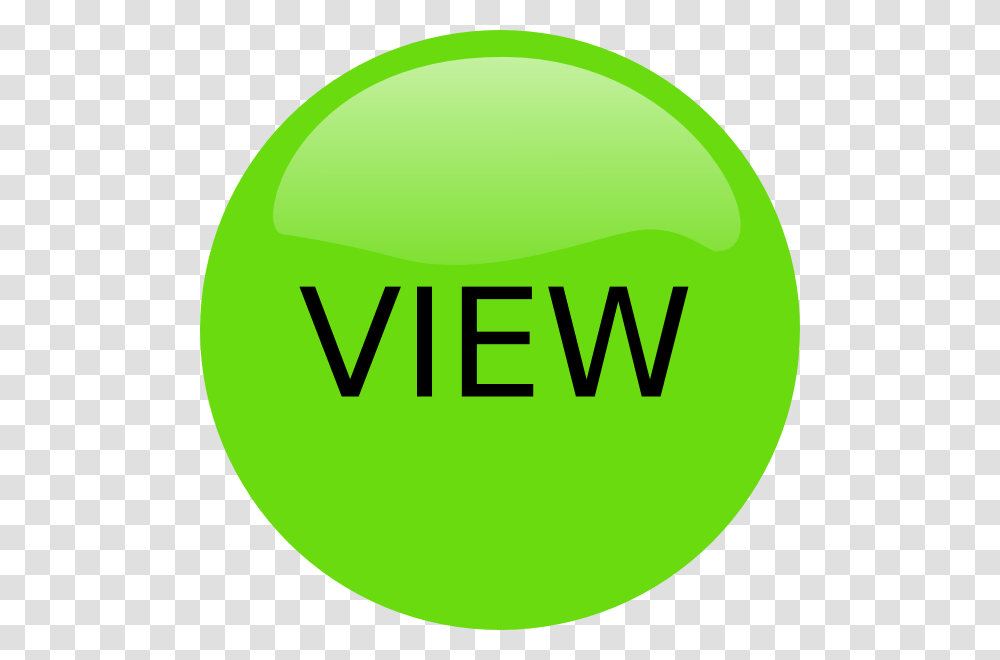 View Button Icon, Tennis Ball, Green, Logo Transparent Png