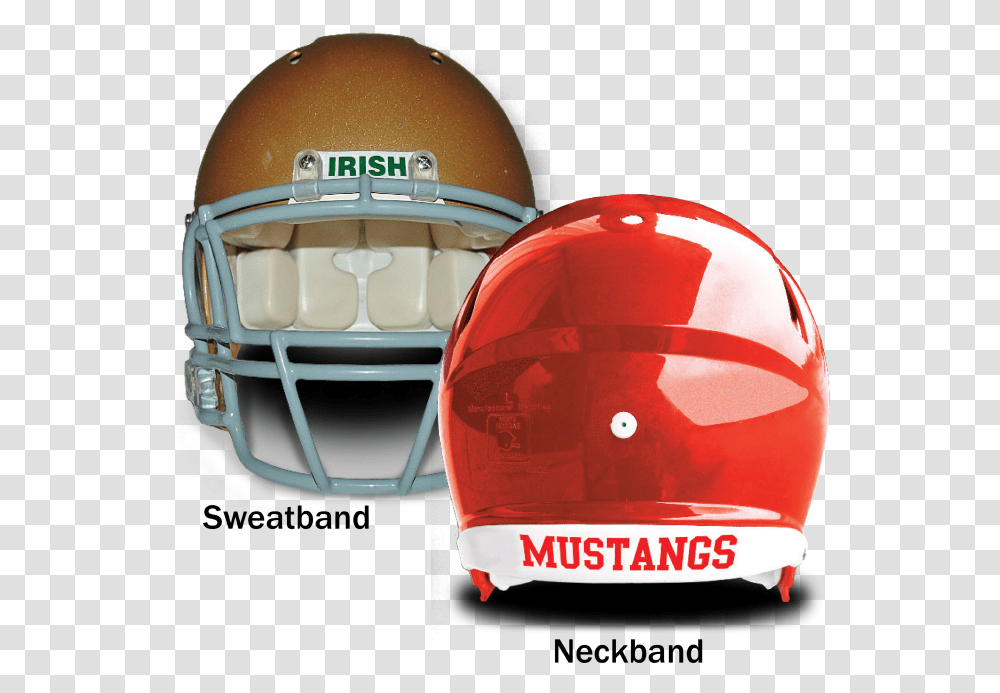 View Football Helmet Neckband Decals, Apparel, Crash Helmet, American Football Transparent Png