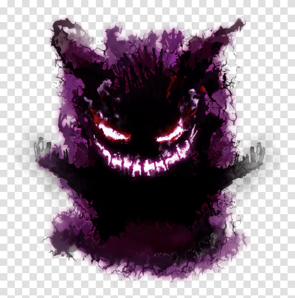 View Gengar By Spmwolf, Purple, Plant Transparent Png