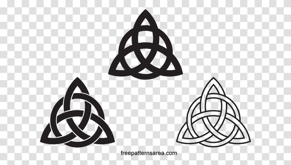View Larger Image Celtic Triquetra Symbol Vector Celtic Knots, Triangle, Alphabet, Stencil Transparent Png