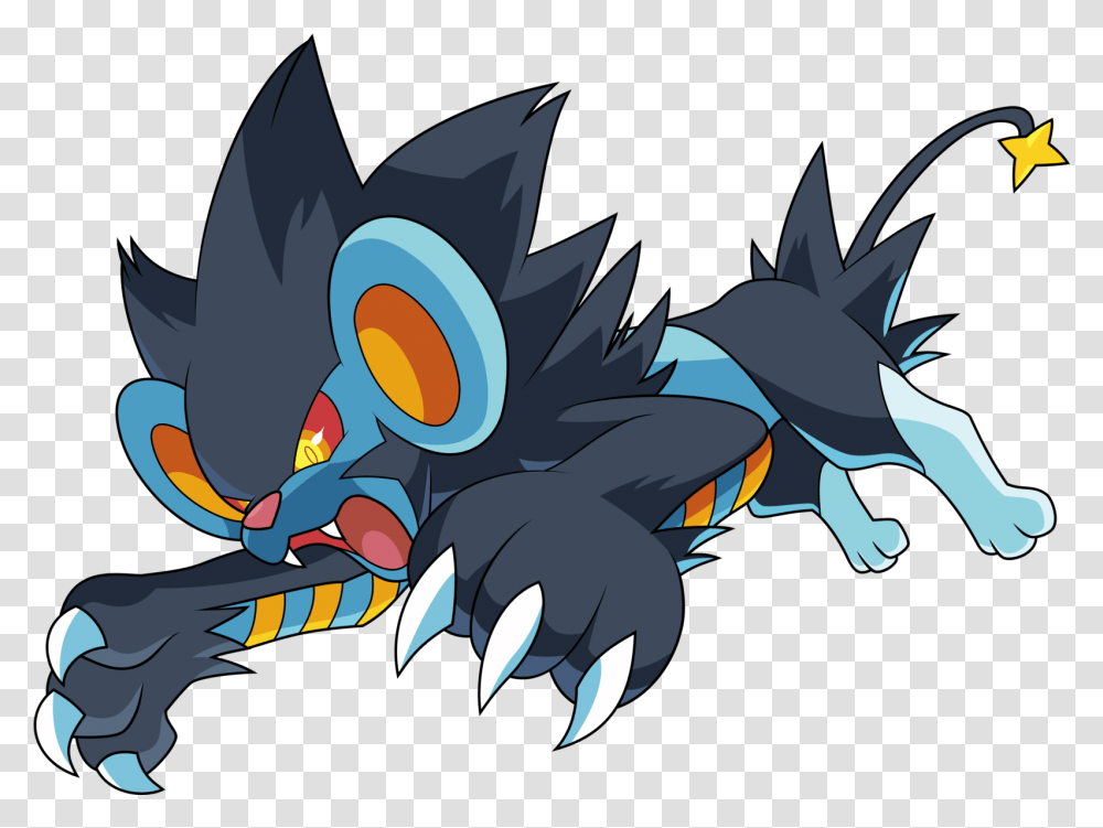 View Luxray Pokemon Luxray, Hook, Claw, Dragon Transparent Png