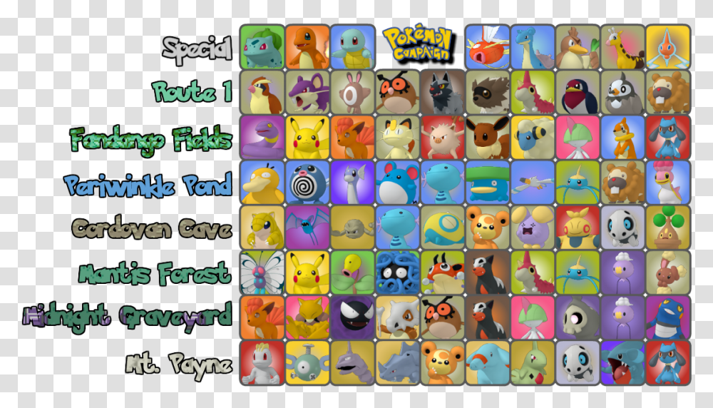 View Media All Pokemon In Games, Toy, Angry Birds, Super Mario Transparent Png