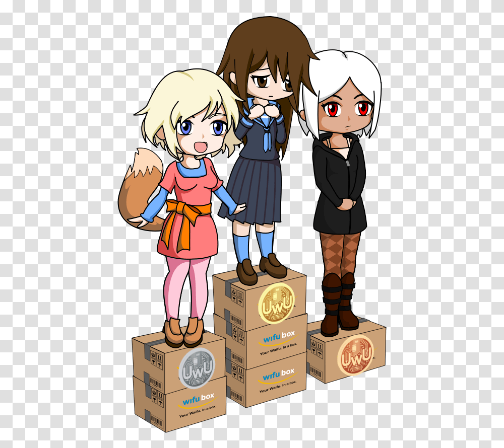 View Media Cartoon, Comics, Book, Box, Manga Transparent Png